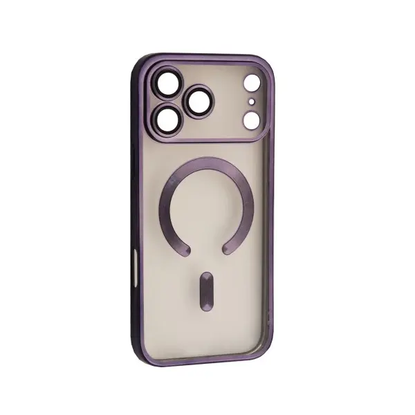 MR4_151751 Чохол shining camera magsafe для iphone 17 pro deep пурпуровий 