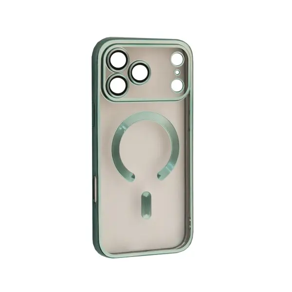 MR4_151754 Чохол shining camera magsafe для iphone 17 pro зелений 