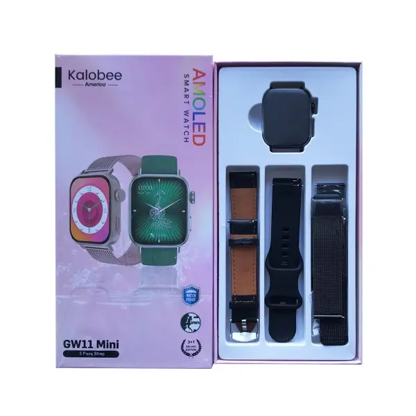 СМАРТ-ГОДИННИК SMART WATCH KALOBEE GW11MINI, ЧОРНИЙ