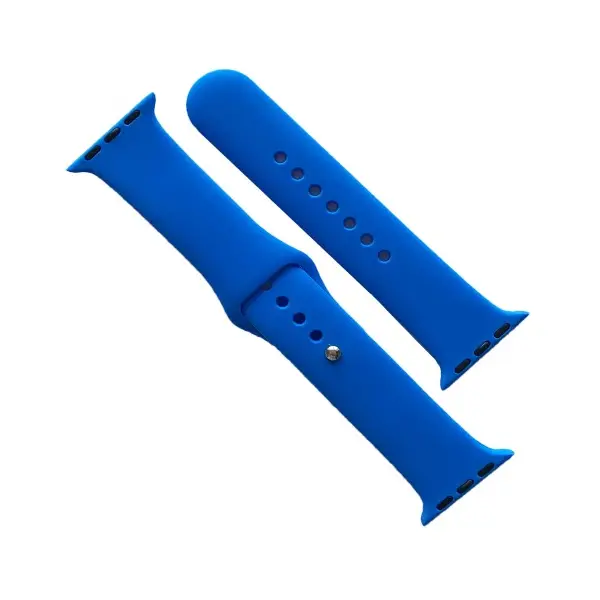 MR4_151833 Ремінець для apple watch silicone 42, 44, 45, 46, 49 2in1 (76) capri синій 