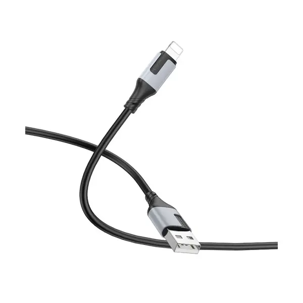 КАБЕЛЬ BOROFONE BX101 CREATOR ДЛЯ LIGHTNING 2,4A, 1M, ЧОРНИЙ