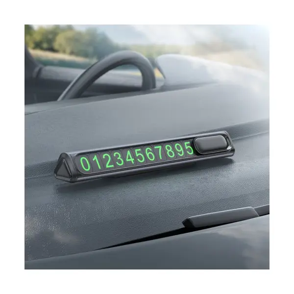 ПАРКУВАЛЬНА КАРТА BOROFONE FC3 RONNY CAN HIDDEN PARKING SIGN, СІРИЙ МЕТАЛІК