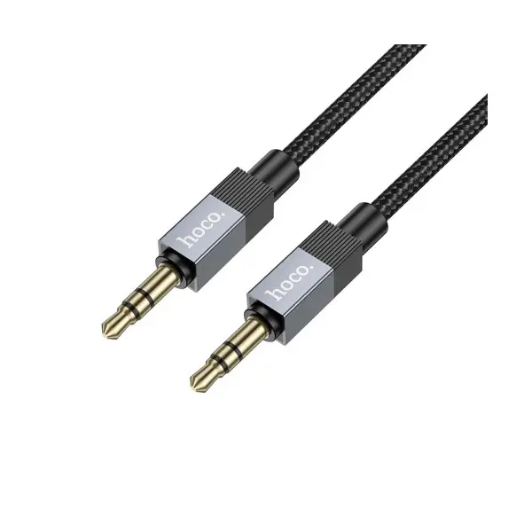 КАБЕЛЬ AUX AUDIO HOCO UPA32 CLEVER 3.5 TO 3.5, ЧОРНИЙ
