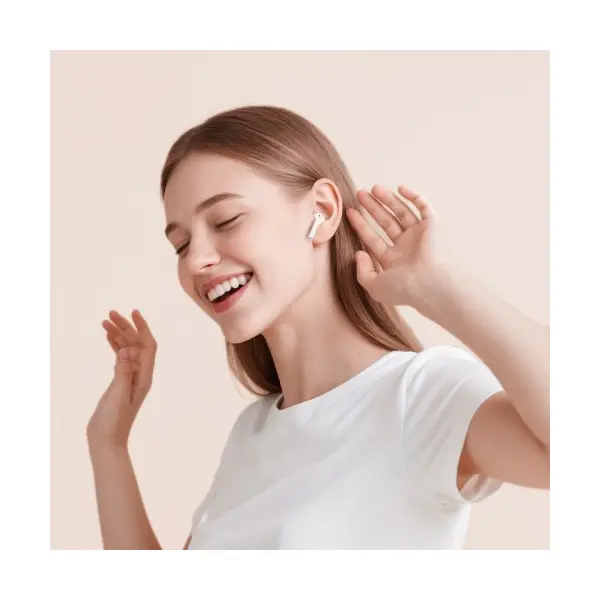 НАВУШНИКИ БЕЗДРОТОВІ HOCO EW87 GATA TRUE WIRELESS TOUCH SCREEN BT HEADSET, БІЛИЙ