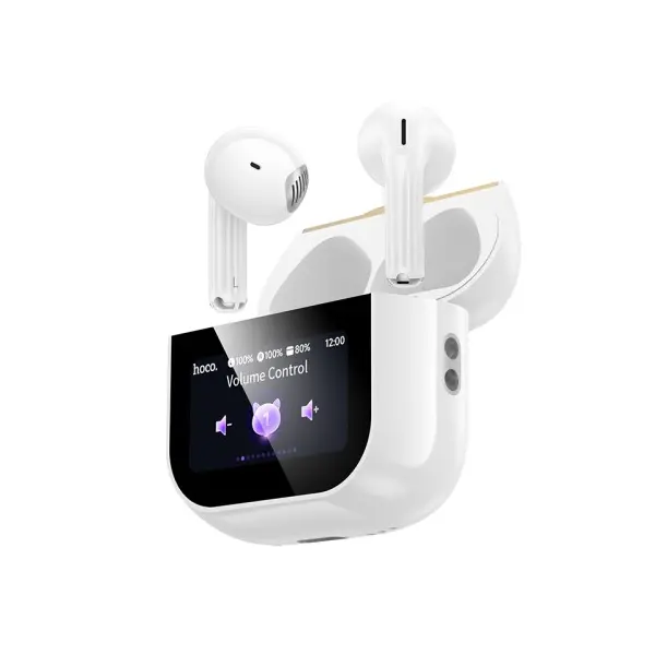 MR4_151848 Навушники бездротові hoco ew89 kissa true wireless touch screen bt headset, білий 