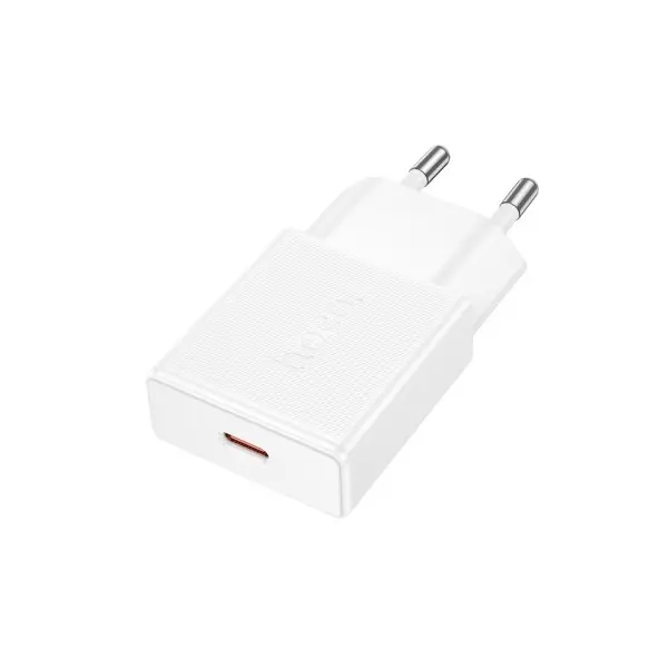 MR4_152128 Мережевий зарядний пристрій hoco n74 speed single-port pd25w ultra-thin charger (eu), білий 
