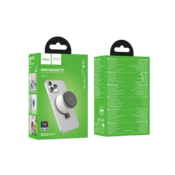 MR4_151857 Акустична система hoco hc43 surpass bt speaker, білий 