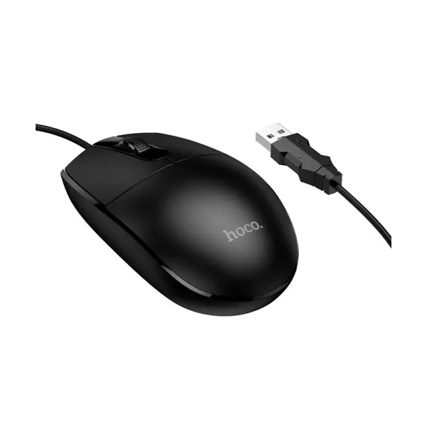 КОМПЮТЕРНА МИШКА HOCO GM50 LEAGUE BUSINESS WIRED MOUSE, ЧОРНИЙ