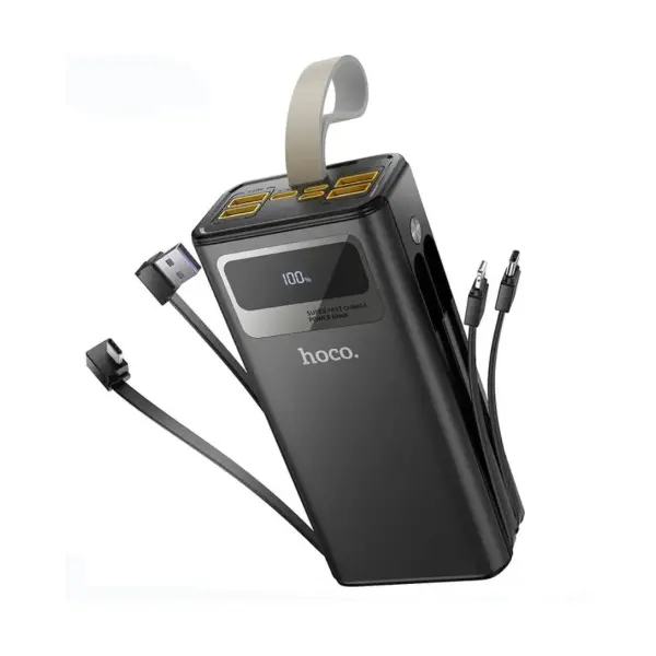 MR4_151719 Зовнішній акумулятор power bank hoco db58 plentiful 22.5w fully compatible 30 000mah, чорний 
