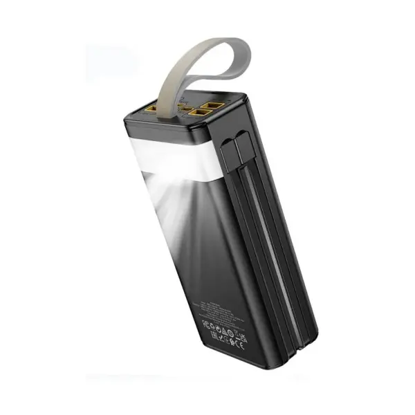 MR4_151719 Зовнішній акумулятор power bank hoco db58 plentiful 22.5w fully compatible 30 000mah, чорний 