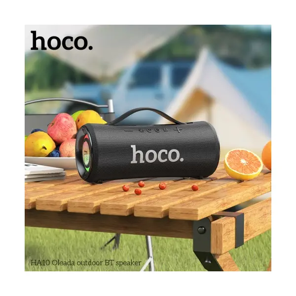 АКУСТИЧНА СИСТЕМА HOCO HA10 OLEADA OUTDOOR BT SPEAKER, ЧОРНИЙ