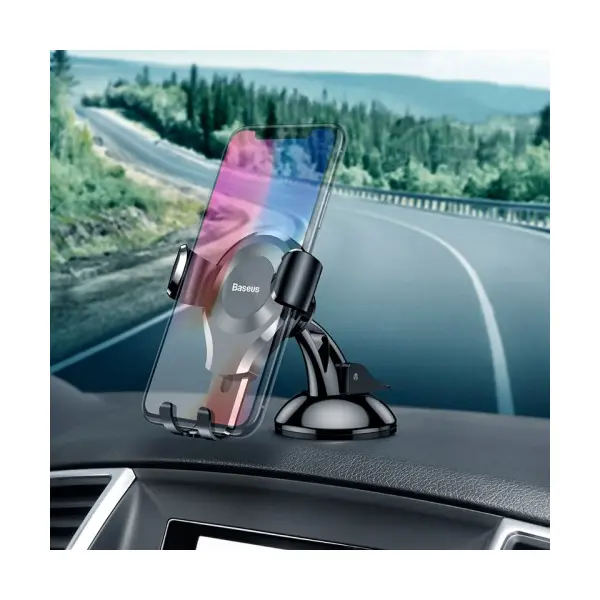 MR4_152093 Автотримач baseus premium osculum type gravity car mount, чорний suyl-xp01 