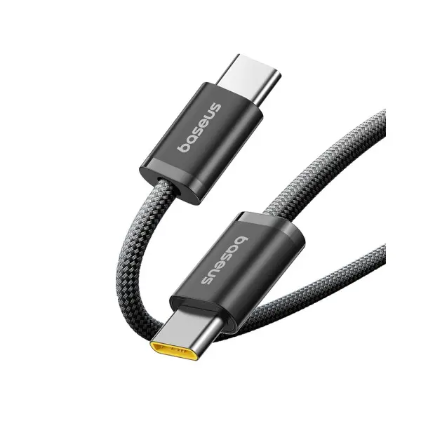 КАБЕЛЬ PD BASEUS DYNAMIC 4 FAST CHARGING TYPE-C TO TYPE-C 100W 2M CLUSTER, ЧОРНИЙ P10381400112-00