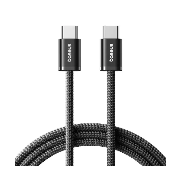 КАБЕЛЬ PD BASEUS DYNAMIC 4 FAST CHARGING TYPE-C TO TYPE-C 100W 2M CLUSTER, ЧОРНИЙ P10381400112-00