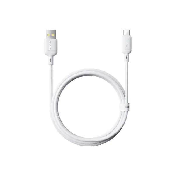 MR4_152050 Кабель baseus silky series usb-a to type-c 3a 2m, білий p10377703213-03 