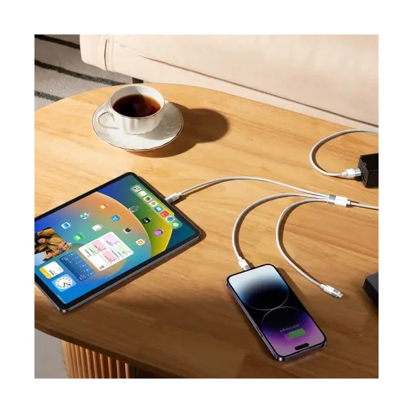 MR4_152078 Кабель 3in1 baseus starspeed 3in1 fast charging data cable usb-a to (lightning, micro, type-c) 3.5a 1.2m, білий caxs000002 