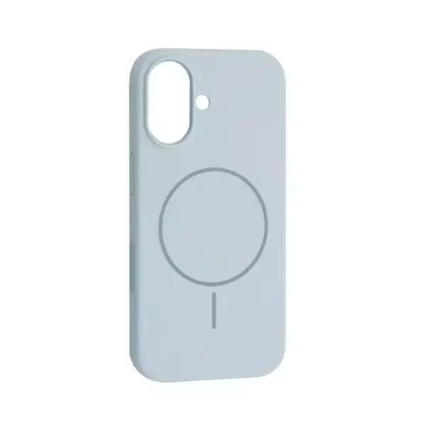 MR4_152131 Чохол silicone case with magsafe для iphone 16 new sky синій 