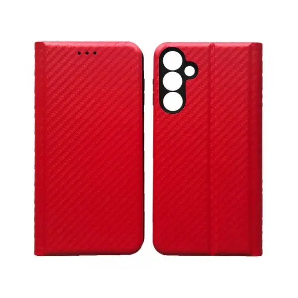 MR4_151994 Чехол-книжка carbone для samsung a37 4g, 5g червоний 