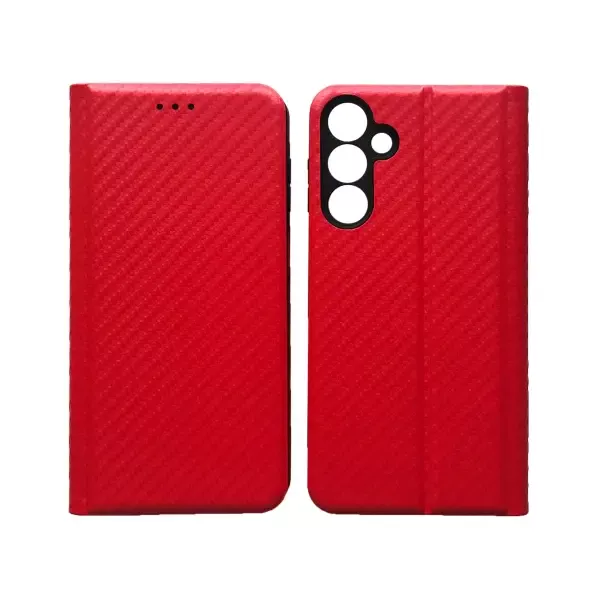 MR4_151991 Чехол-книжка carbone для samsung a56 5g червоний 