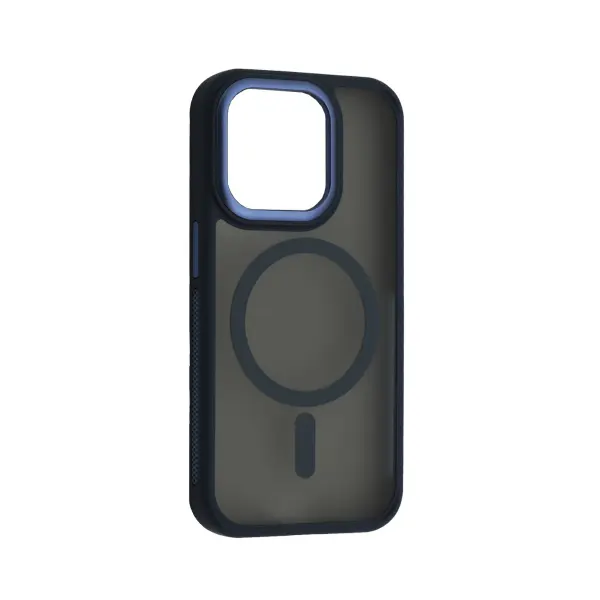 MR4_152359 Чохол new matte magsafe для iphone 11 dark синій 