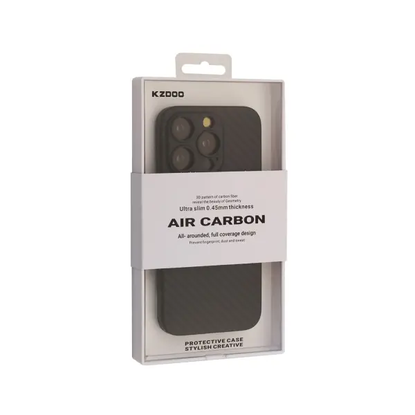 MR4_152290 Чохол kzdoo air carbone для iphone 15 pro, чорний 