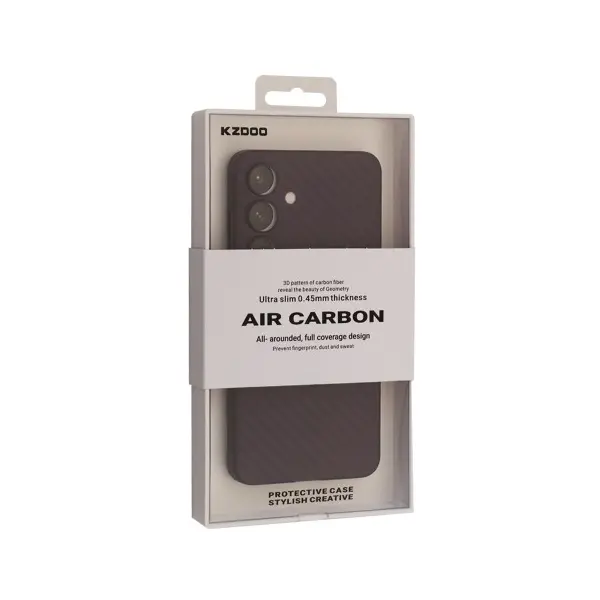ЧОХОЛ KZDOO AIR CARBONE ДЛЯ SAMSUNG S24 DEEP ПУРПУРОВИЙ