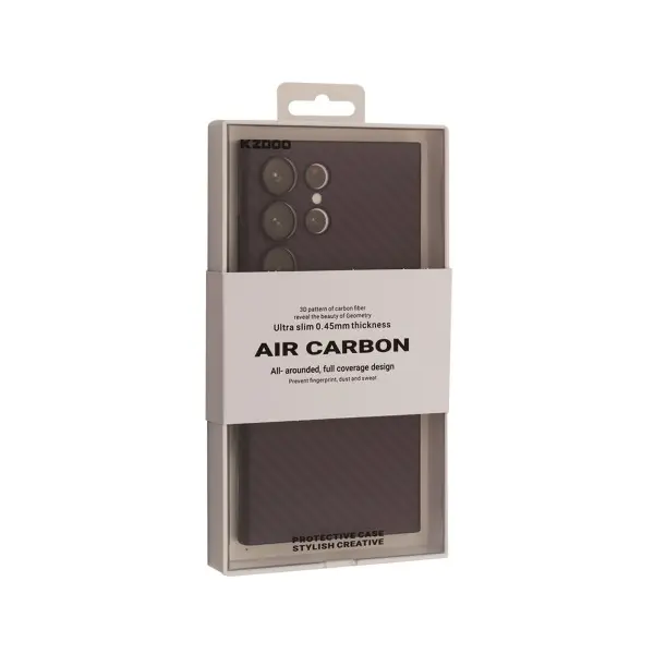 ЧОХОЛ KZDOO AIR CARBONE ДЛЯ SAMSUNG S25 ULTRA DEEP ПУРПУРОВИЙ