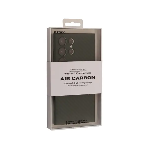 MR4_152296 Чохол kzdoo air carbone для samsung s24 ultra зелений 