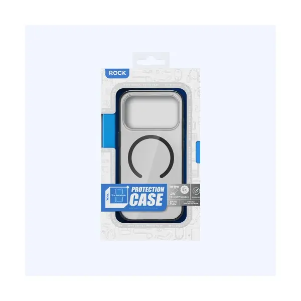 ЧОХОЛ ROCK CRYSTAL ARMOR ANTI-YELLOWING MAGNETIC PROTECTION CASE ДЛЯ IPHONE 17 PRO TRANSPARENT