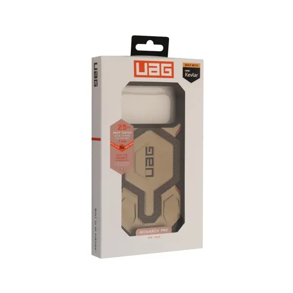 MR4_152270 Чохол ударостійкий uag monarch pro magsafe для iphone 17 pro max (kevlar), чорний 