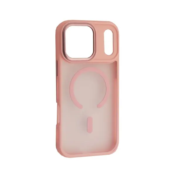 MR4_152390 Чохол new matte magsafe для iphone 17 pro max рожевий 