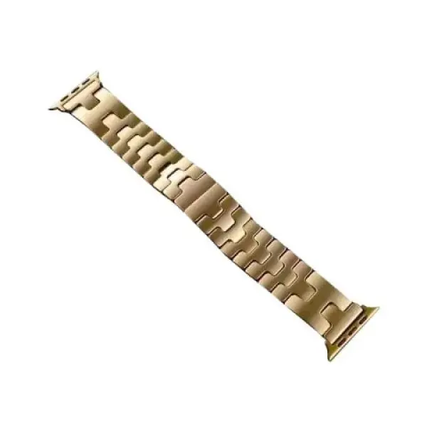 РЕМІНЕЦЬ ДЛЯ APPLE WATCH HERMES METAL BAND 42, 44, 45, 46, 49 GOLD (ДЕФ. ПАК)