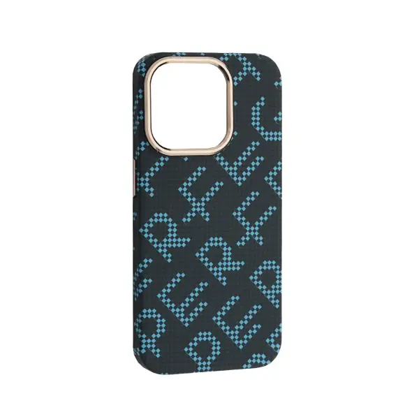 ЧОХОЛ PC CARBONE STYLE MAGSAFE ДЛЯ IPHONE 14 PRO СИНІЙ PERFECT