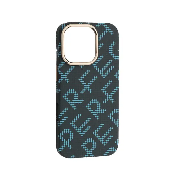 MR4_152523 Чохол pc carbone style magsafe для iphone 16 pro синій perfect 