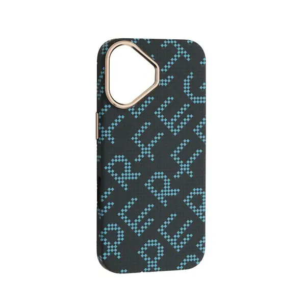 ЧОХОЛ PC CARBONE STYLE MAGSAFE ДЛЯ IPHONE 17 СИНІЙ PERFECT
