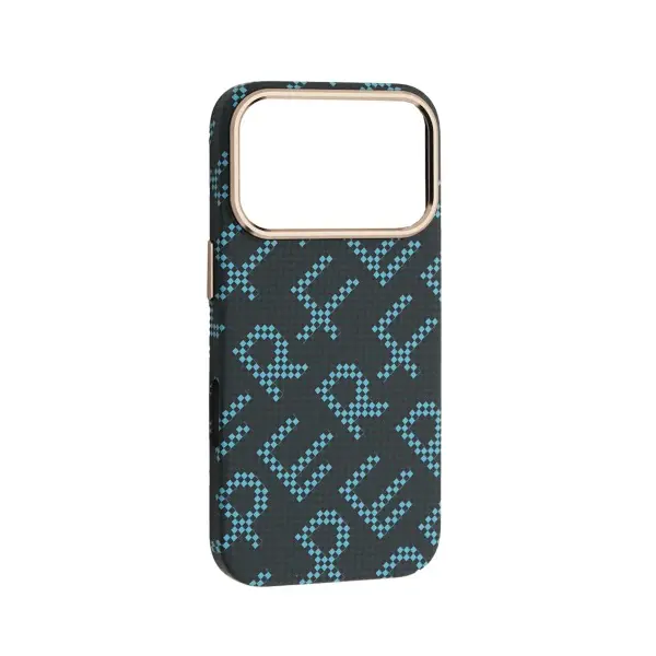 ЧОХОЛ PC CARBONE STYLE MAGSAFE ДЛЯ IPHONE 17 PRO MAX СИНІЙ PERFECT