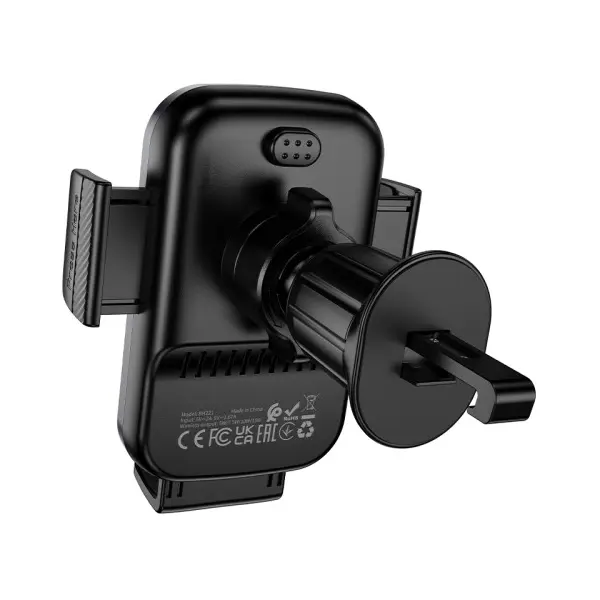 АВТОТРИМАЧ З БЕЗДРОТОВИМ ЗП BOROFONE BH221 PATH PUSH-TYPE 5W, 7.5W, 10W, 15W, ЧОРНИЙ