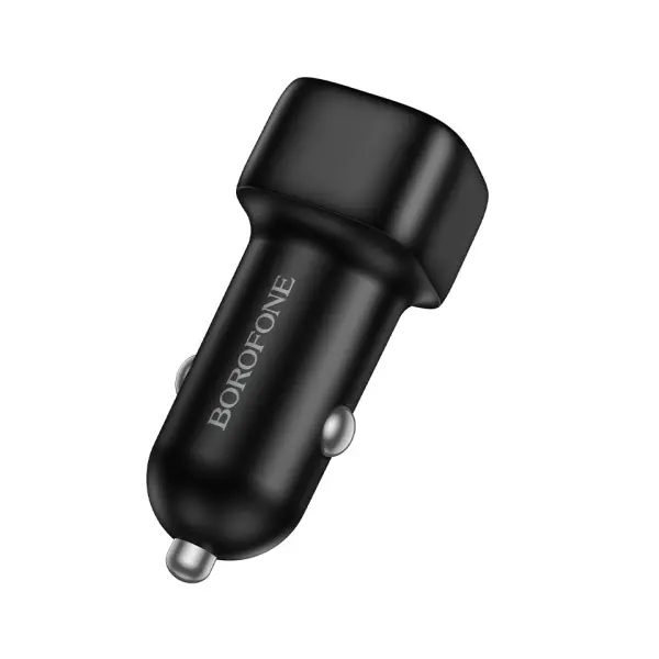 АВТОМОБІЛЬНИЙ ЗАРЯДНИЙ ПРИСТРІЙ BOROFONE BZ34 CLOUD SINGLE PORT QC3.0, ЧОРНИЙ