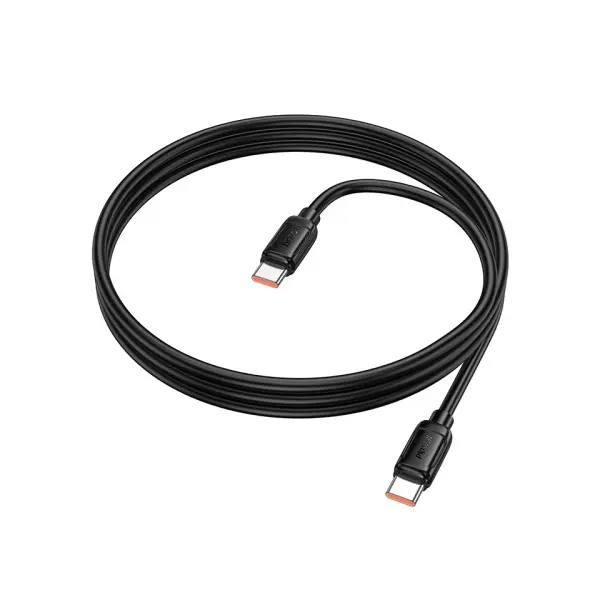 КАБЕЛЬ PD HOCO X115 SURPASS 240W FAST CHARGING DATA CABLE C TO C 1M, ЧОРНИЙ