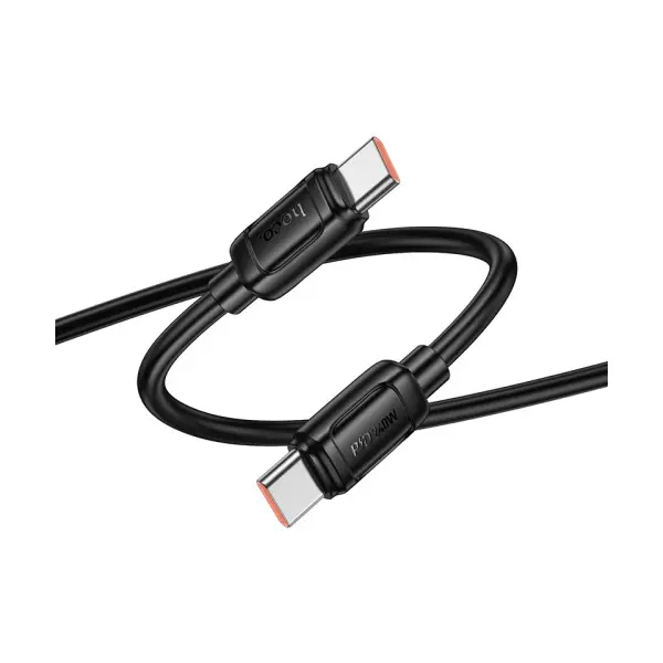 MR4_152317 Кабель pd hoco x115 surpass 240w fast charging data cable c to c 1m, чорний 