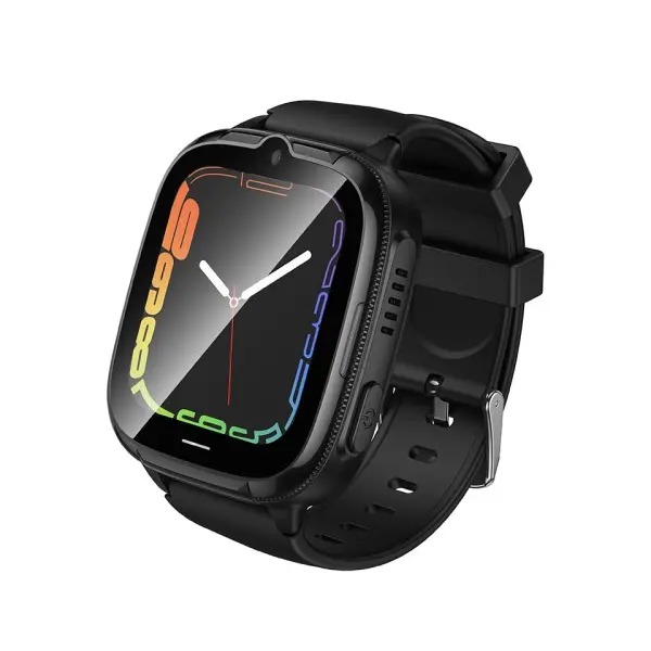 MR4_152408 Смарт-годинник дитячий hoco y106 4g children phone watch, чорний 