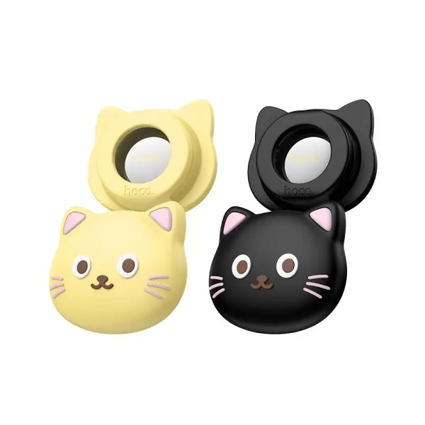 БРЕЛОК АНТИ-ВТРАТА HOCO E91D TIGER SMART ANTI-LOST DEVICE (CAT COLLAR TYPE), ЧОРНИЙ
