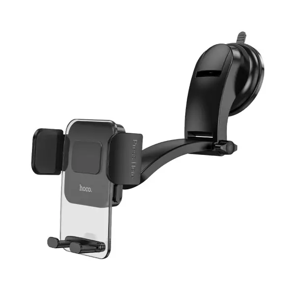 АВТОТРИМАЧ HOCO CA118 DELICATE PRESS TYPE CENTER CONSOLE CAR HOLDER SPACE, ЧОРНИЙ