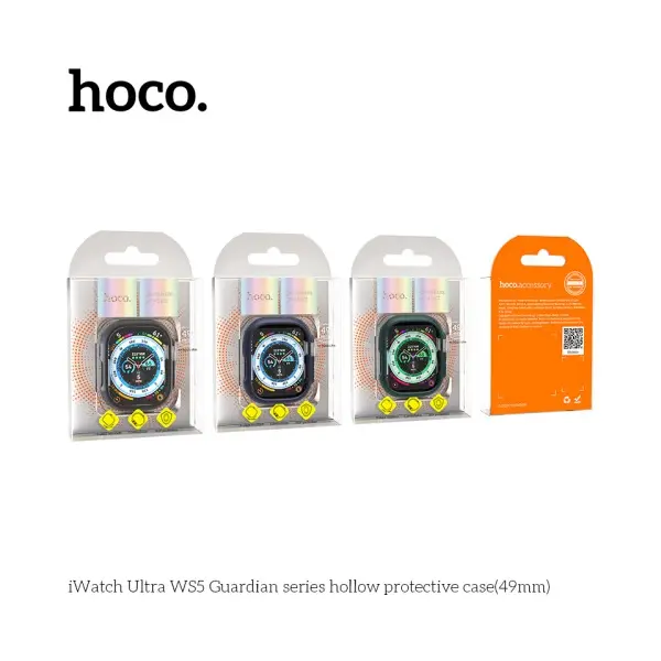 БАМПЕР ДЛЯ APPLE WATCH HOCO IWATCH ULTRA WS5 GUARDIAN HOLLOW PROTECTIVE CASE (49MM) STAR COLOR