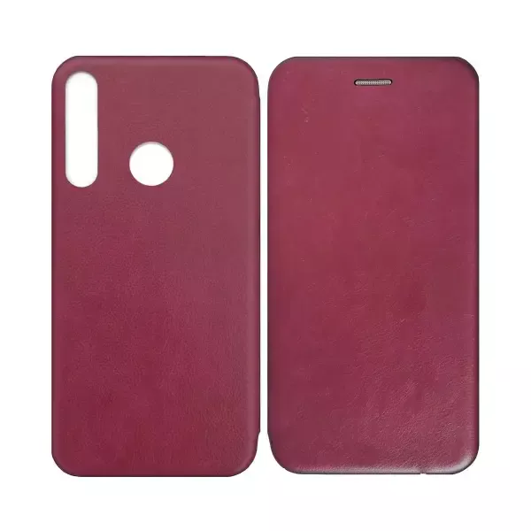 MR4_152427 Чохол-книжка level для huawei p smart plus 2019 marsala 