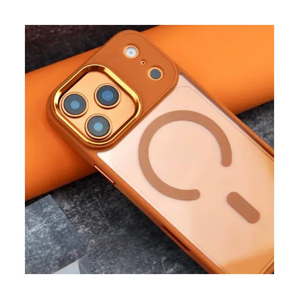 MR4_152792 Чохол cristal guard magsafe для iphone 14 pro max, чорний PRC