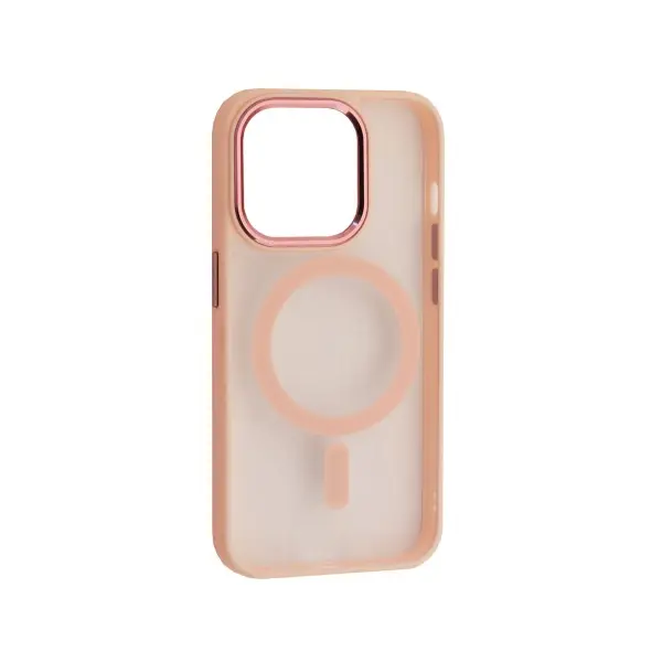 ЧОХОЛ CRISTAL GUARD MAGSAFE ДЛЯ IPHONE 15 PRO РОЖЕВИЙ