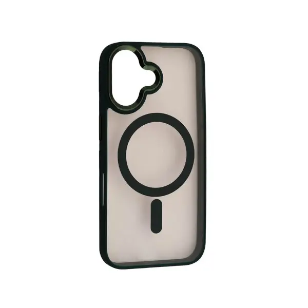 MR4_152697 Чохол cristal guard magsafe для iphone 16 dark зелений 