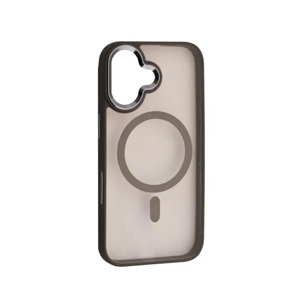 MR4_152710 Чохол cristal guard magsafe для iphone 16 plus, сірий PRC