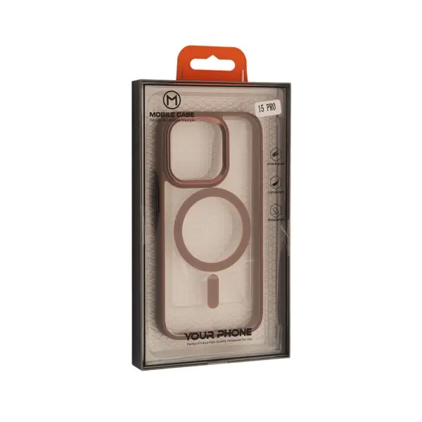 MR4_152710 Чохол cristal guard magsafe для iphone 16 plus, сірий PRC